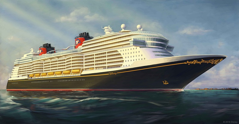 Disney Cruise Line svela il primo rendering della nuova serie di navi