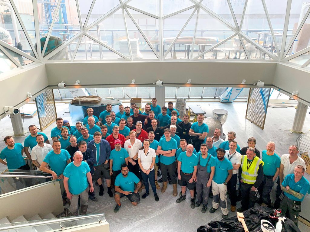 Trimline completa il restyling di Mein Schiff 4