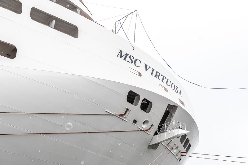 MSC Crociere prende in consegna la nuova ammiraglia MSC Virtuosa