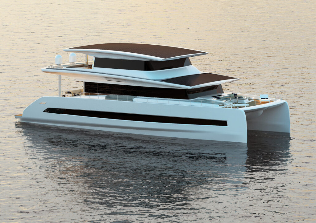 Vendute le prime tre unità di catamarani elettrici a energia solare Silent 80 Tri-Deck