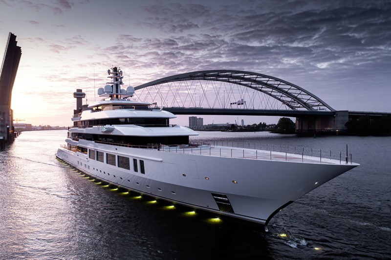Oceanco consegna Infinity, il più grande yacht costruito nei Paesi Bassi