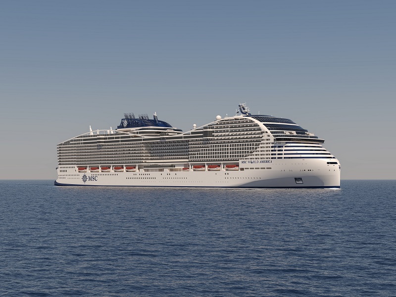 MSC World America, la cerimonia di battesimo il 9 aprile 2025 a Miami