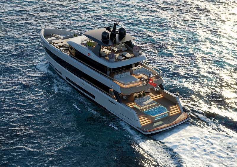 Sirena Marine amplia la gamma con i superyacht in metallo