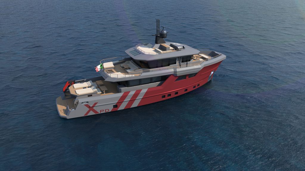 Antonini Navi e studio Sculli insieme per il nuovo expedition yacht XPD88 full custom