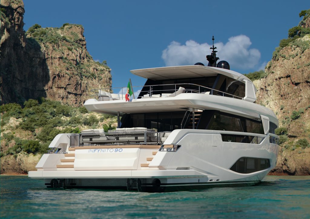 ferretti yachts infinito 90