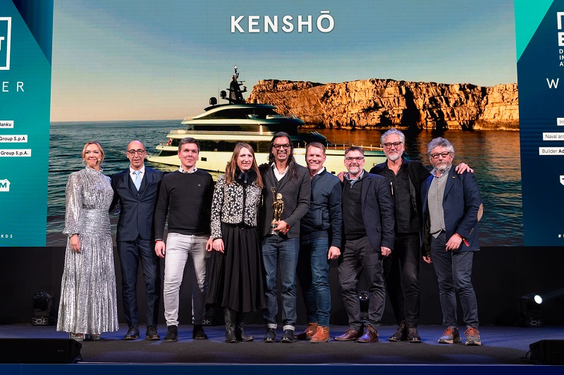 Admiral Kenshō si aggiudica il premio “Best interior design, motor yachts 500GT and above” ai Boat International Design & Innovation Awards 2023