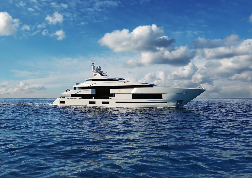 Posata la chiglia del nuovo mega yacht Admiral GC Force 73