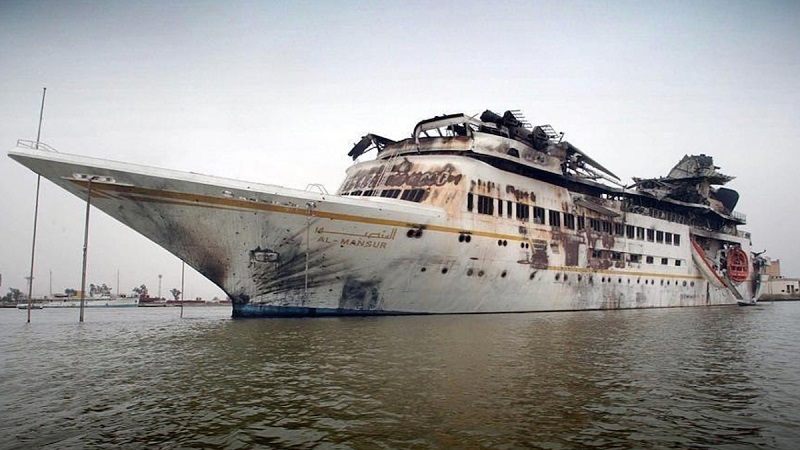 20 anni fa il bombardamento di Al-Mansur, il megayacht di Saddam Hussein