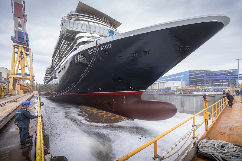 Cunard celebra il varo di Queen Anne