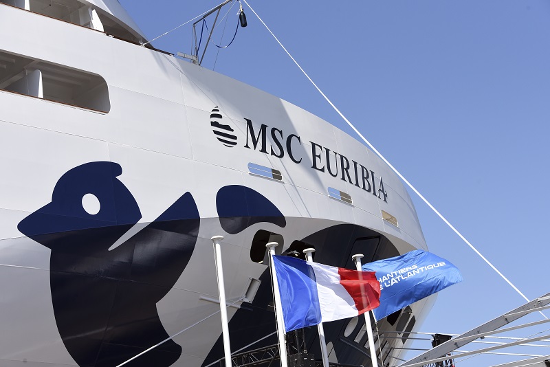 Chantiers de l’Atlantique consegna MSC Euribia, la nave da crociera più efficiente mai realizzata dal punto di vista energetico