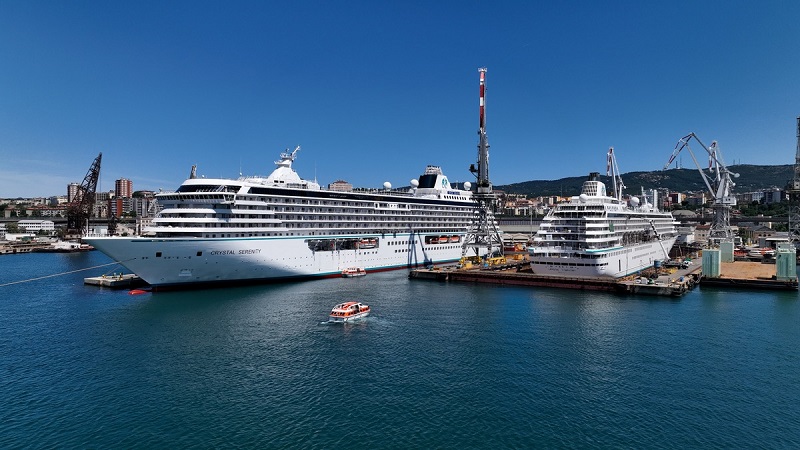 Completato il refit di Crystal Serenity e Crystal Symphony