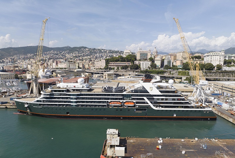 T. Mariotti consegna Seabourn Pursuit, la seconda nave expedition ultra-lusso di Seabourn