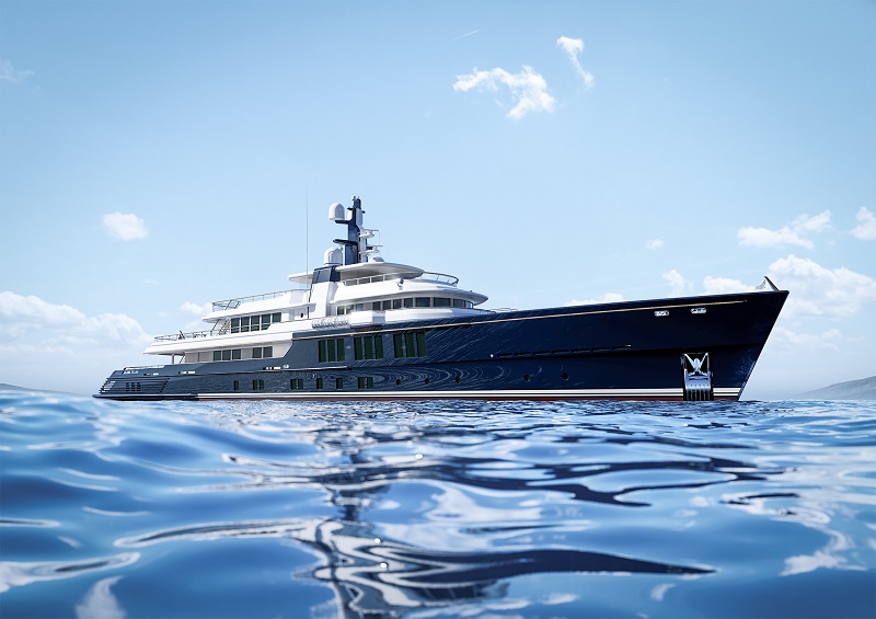 CRN annuncia M/Y 145 Project Thunderball, nuovo superyacht di 70 metri completamente custom