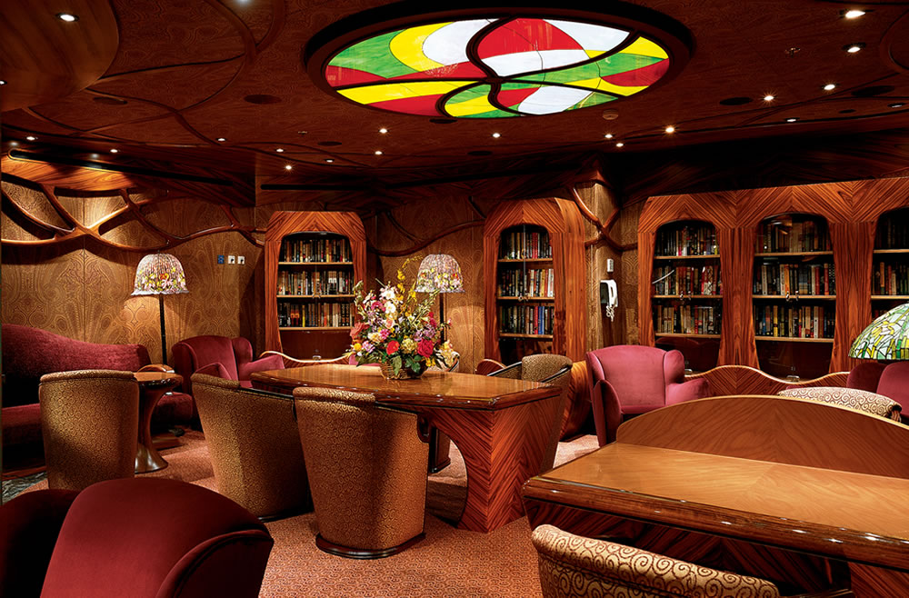 Carnival Cruise Line toglie le biblioteche dalle sue navi