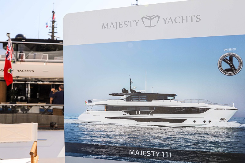 Anteprima europea per il Majesty 111 al Monaco Yacht Show 2023