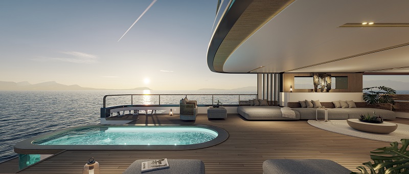 Benetti al MYS 2023: svelato il nuovo Veranda Deck e i nuovi progetti B.Yond 55M, Project Life 85M e l’interior design del Progetto Oro