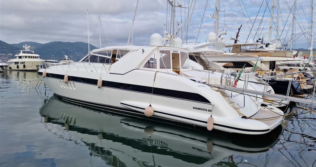 Mangusta 80 M/Y Trinity Blue in vendita da Idea Yachting