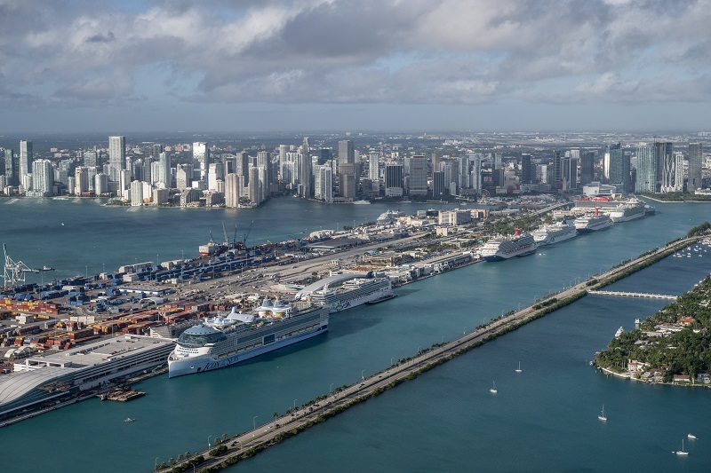 Miami, la capitale mondiale delle crociere cresce con offerte e pratiche sostenibili
