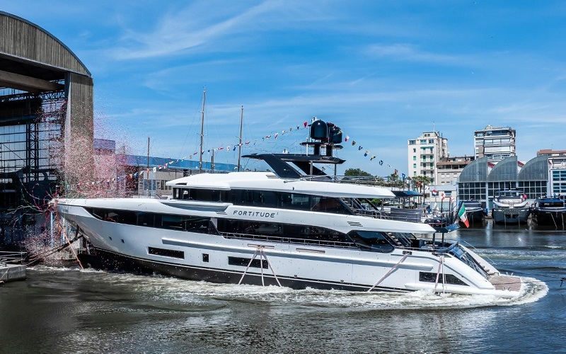 Varato a Viareggio M/Y Fortitude1, nuovo yacht Benetti della linea Class 44M